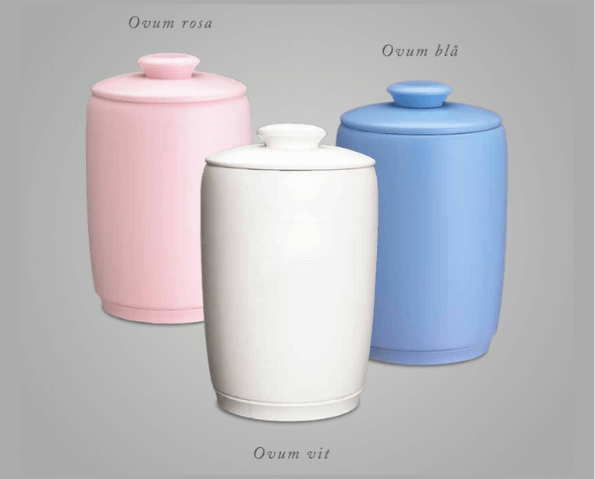 Urnan Ovum i olika färger